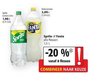 Colruyt Sprite Of Fanta aanbieding