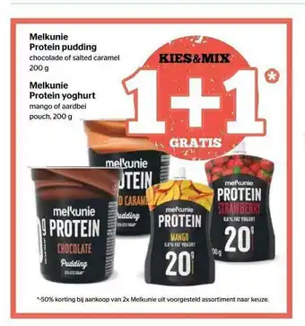 Spar Melkunie Protein Pudding, Melkunie Protein Yoghurt aanbieding