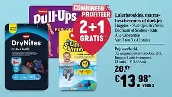 Wegwerpzwembroekjes, 2-3, huggies little swimmers