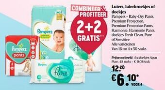 Pampers doekjes aqua pure
