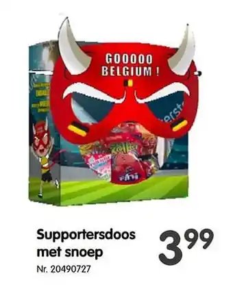 Fun Supportersdoos met snoep aanbieding