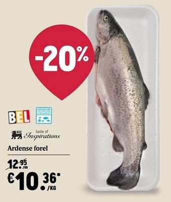Delhaize Ardense forel aanbieding