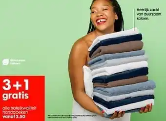 HEMA Hotelkwaliteit handdoeken aanbieding