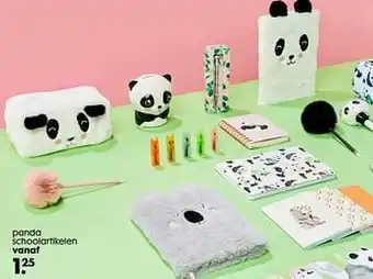 Panda schoolartikelen