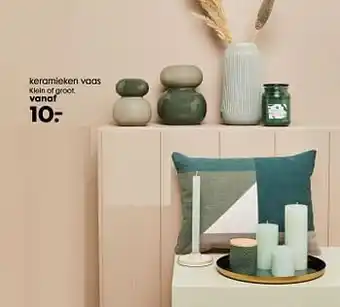 HEMA Keramieken vaas aanbieding