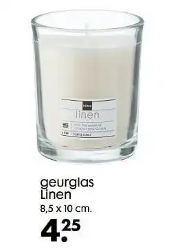 Geurglas linen
