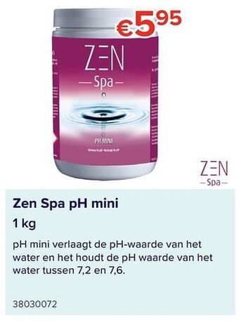 Zen spa ph mini