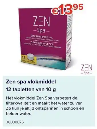 Zen spa vlokmiddel