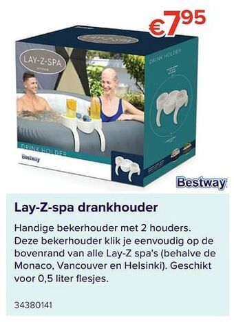 Lay-z-spa drankhouder