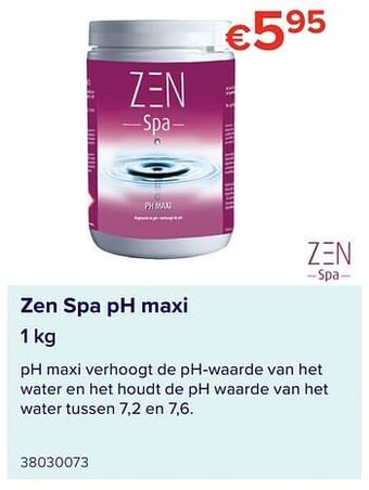 Euroshop Zen spa ph maxi aanbieding