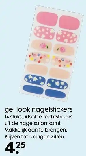 Gel look nagelstickers