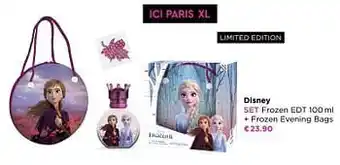 Disney set frozen edt + frozen evening bags