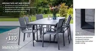 Horta Bari stoel aanbieding