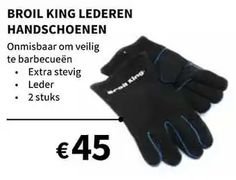 Broil king lederen handschoenen