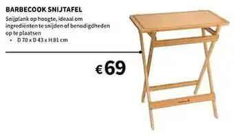 Horta Barbecook snijtafel aanbieding