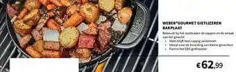 Weber gourmet gietijzeren bakplaat