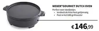 Weber gourmet dutch oven