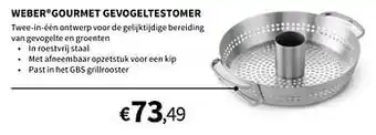 Horta Weber gourmet gevogeltestomer aanbieding