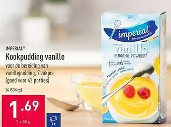 ALDI Kookpudding vanille 7 x 50 g aanbieding