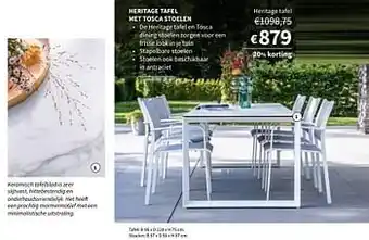 Heritage tafel