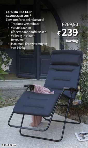 Lafuma rsx clip ac aircomfort