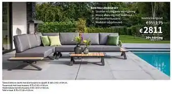 Horta Nostra loungeset aanbieding