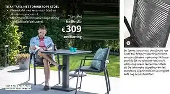 Horta Titan tafel aanbieding