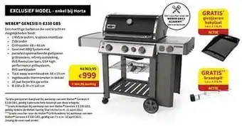 Horta Weber genesis ii-e330 gbs aanbieding