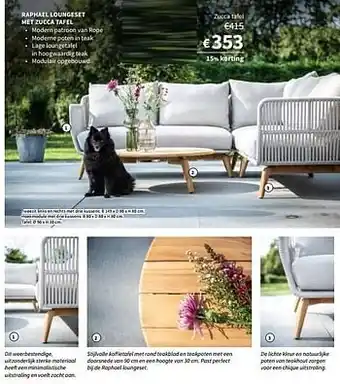 Horta Zucca tafel aanbieding
