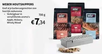 Weber houtsnippers