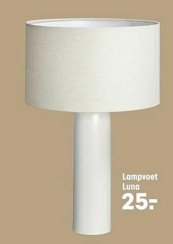 Kwantum Lampvoet luna aanbieding