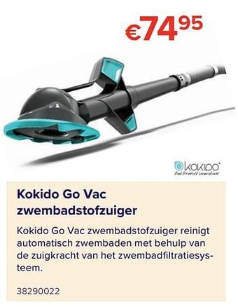 Euroshop Kokido go vac zwembadstofzuiger aanbieding