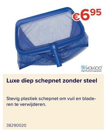 Luxe diep schepnet zonder steel