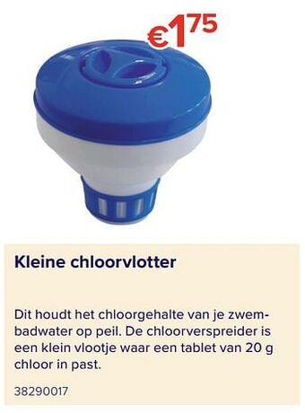 Euroshop Kleine chloorvlotter aanbieding