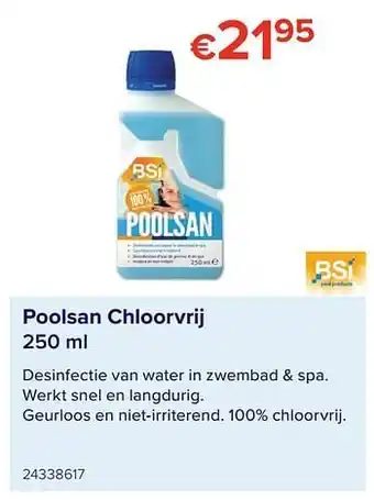 Poolsan chloorvrij