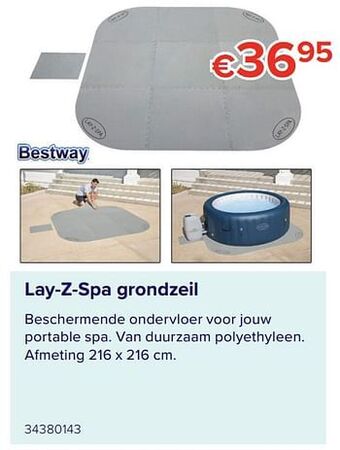Lay-z-spa grondzeil