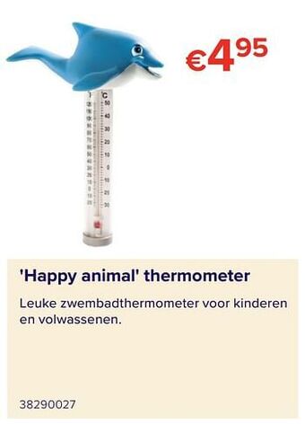 Happy animal thermometer