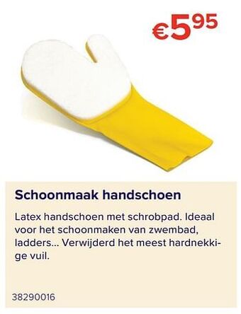 Schoonmaak handschoen