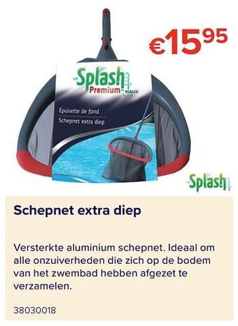 Euroshop Schepnet extra diep aanbieding