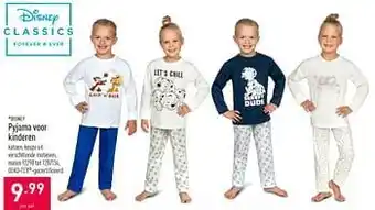 ALDI Disney pyjama voor kinderen aanbieding