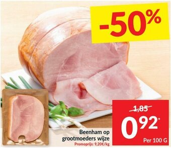 Intermarché Beenham op grootmoeders wijze aanbieding
