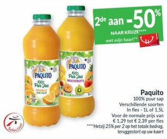Intermarché Paquito aanbieding