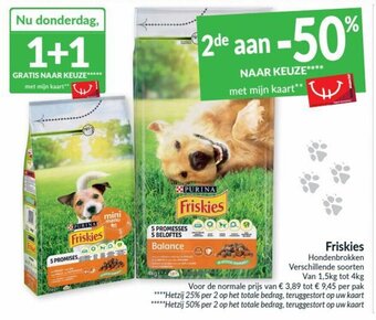 Intermarché Friskies Hondenbrokken aanbieding