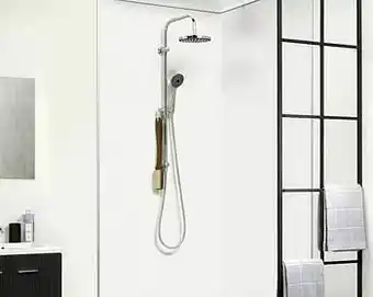 Zelfbouwmarkt Dumawall Xl Wandpaneel Pvc 90x260cm Wit aanbieding