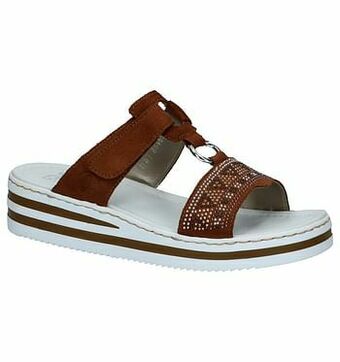 Torfs Rieker Cognac Slippers aanbieding