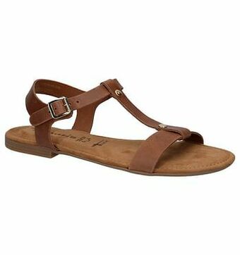 Torfs Tamaris Touch it Cognac Sandalen aanbieding