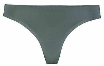 HEMA HEMA Damesstring Second Skin Micro Donkergroen (donkergroen) aanbieding