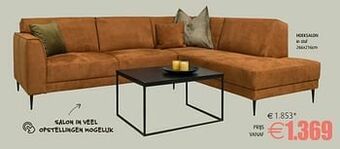 BE-Okay Hoeksalon aanbieding