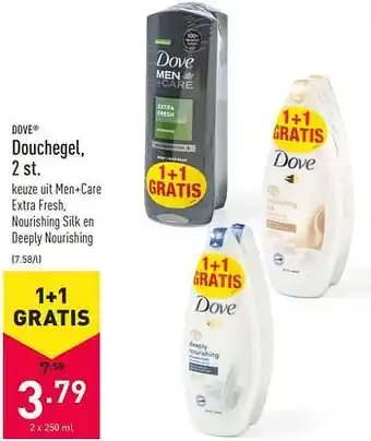 ALDI Douchegel 2 x 250 ml aanbieding