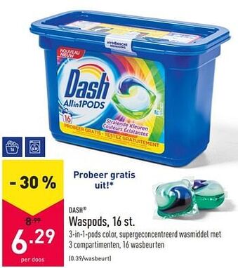 ALDI Waspods 16 st aanbieding